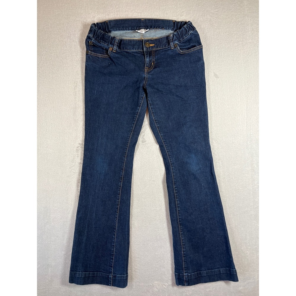 Liz Lange for Target Maternity Jeans Dark Wash Bootcut Size 2 Elastic Waist